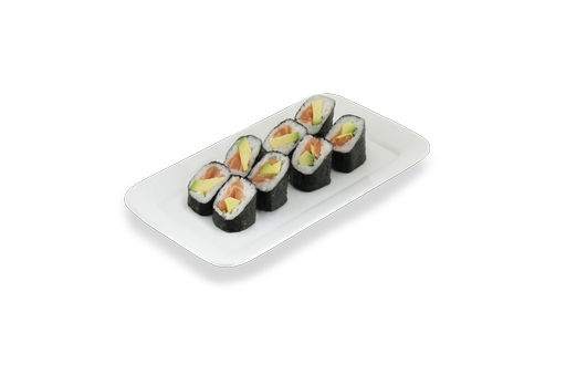 Maki Salmón y Aguacate, 8 Piezas